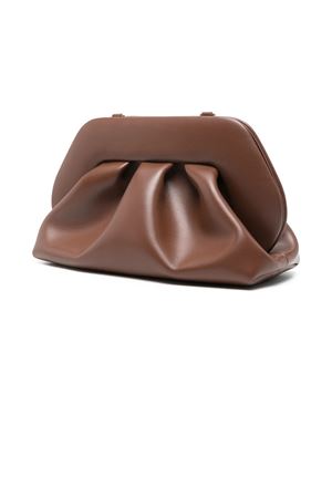 Bios medium Brown Vegan clutch bag THE MOIRE' | 261WTMBM0OOVF1230A